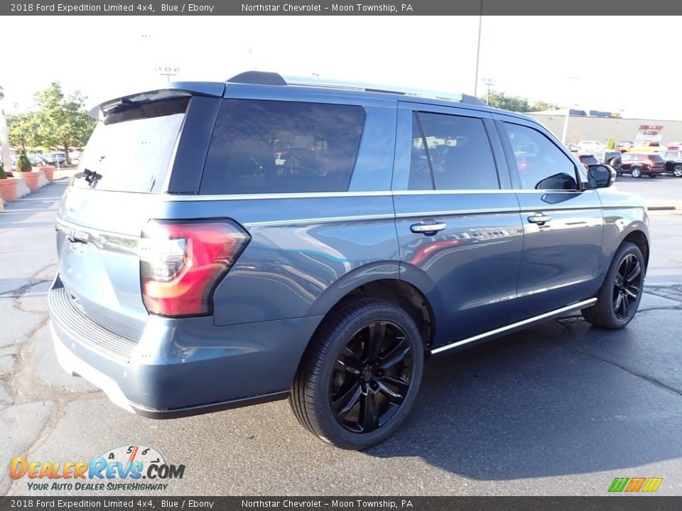 2018 Ford Expedition Limited 4x4 Blue / Ebony Photo #9