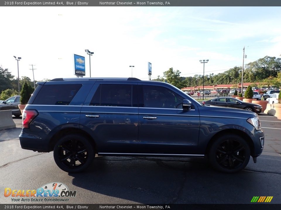 2018 Ford Expedition Limited 4x4 Blue / Ebony Photo #10