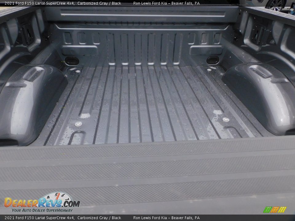 2021 Ford F150 Lariat SuperCrew 4x4 Carbonized Gray / Black Photo #4