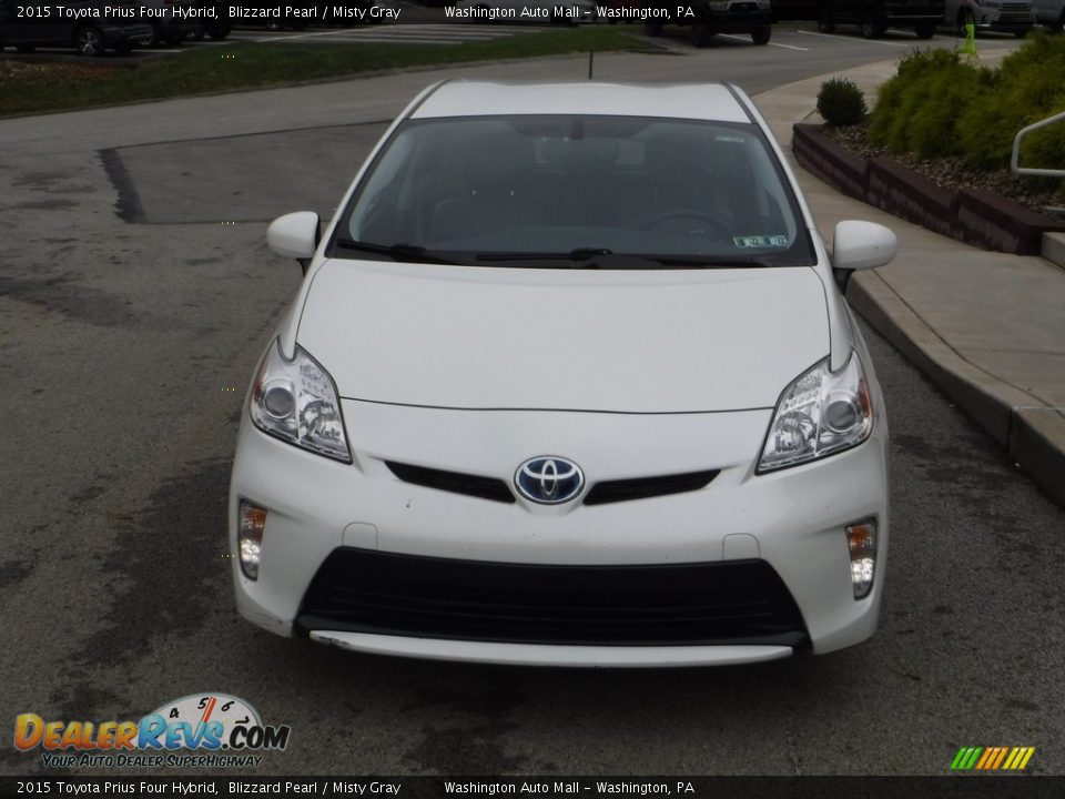 2015 Toyota Prius Four Hybrid Blizzard Pearl / Misty Gray Photo #10