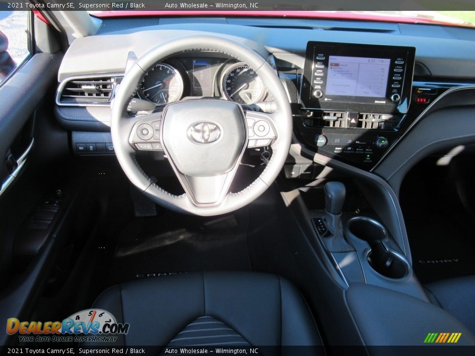 2021 Toyota Camry SE Supersonic Red / Black Photo #15