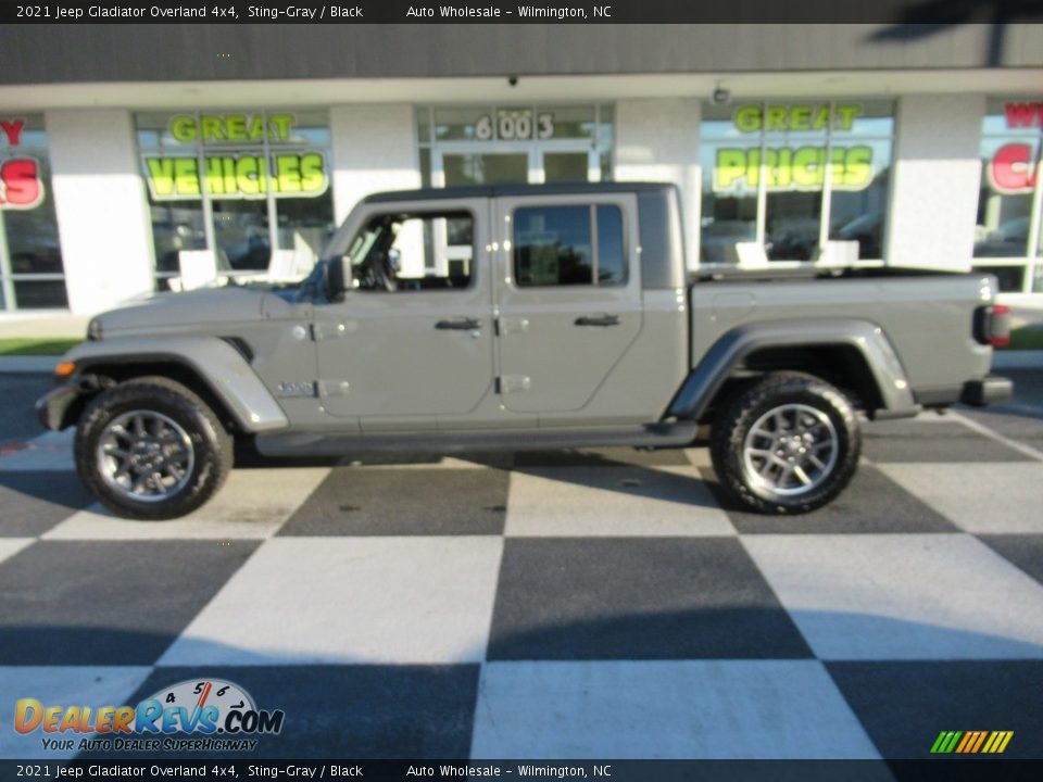 2021 Jeep Gladiator Overland 4x4 Sting-Gray / Black Photo #1