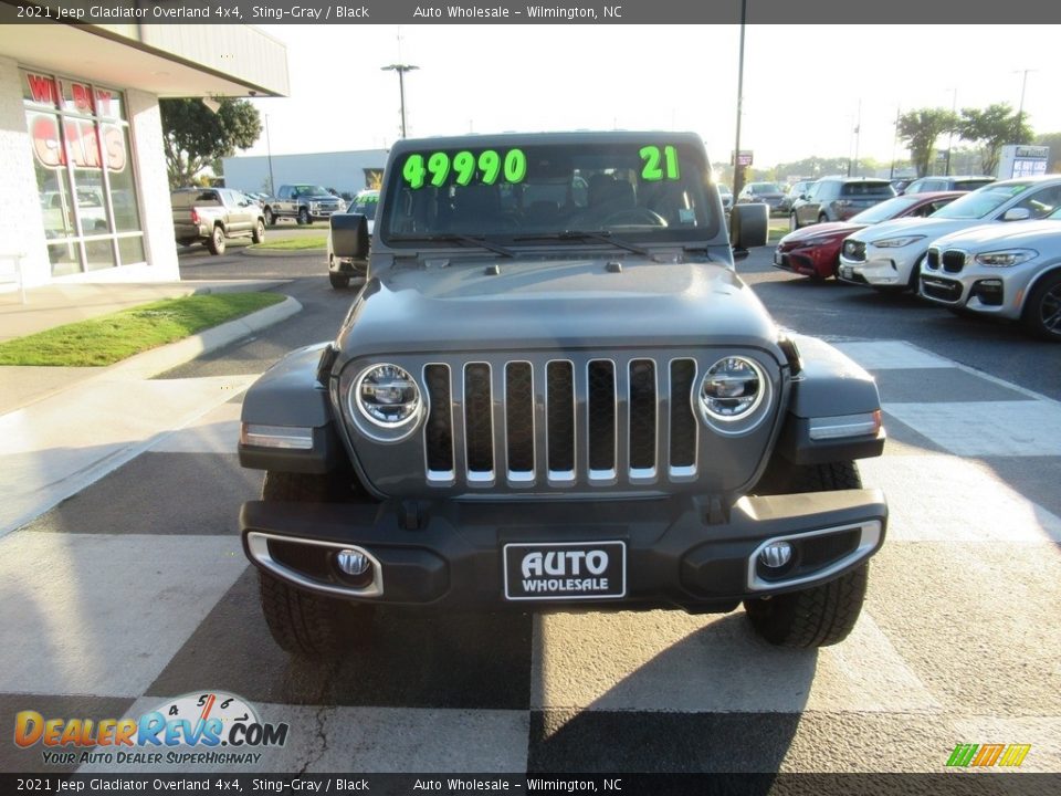 2021 Jeep Gladiator Overland 4x4 Sting-Gray / Black Photo #2