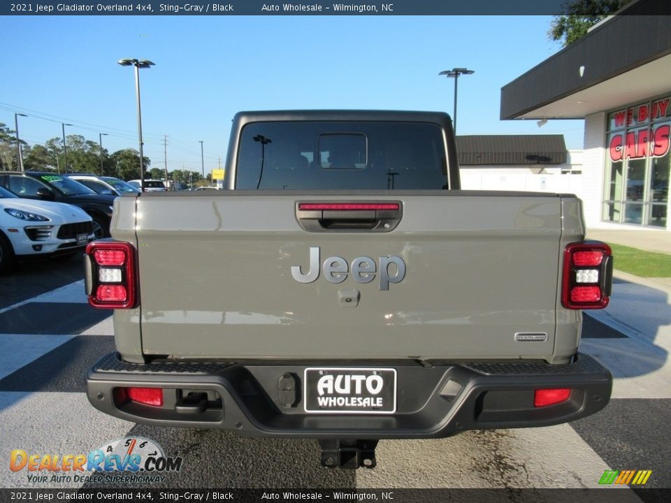 2021 Jeep Gladiator Overland 4x4 Sting-Gray / Black Photo #4