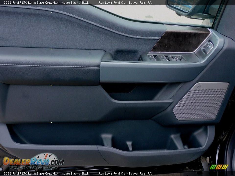 2021 Ford F150 Lariat SuperCrew 4x4 Agate Black / Black Photo #14