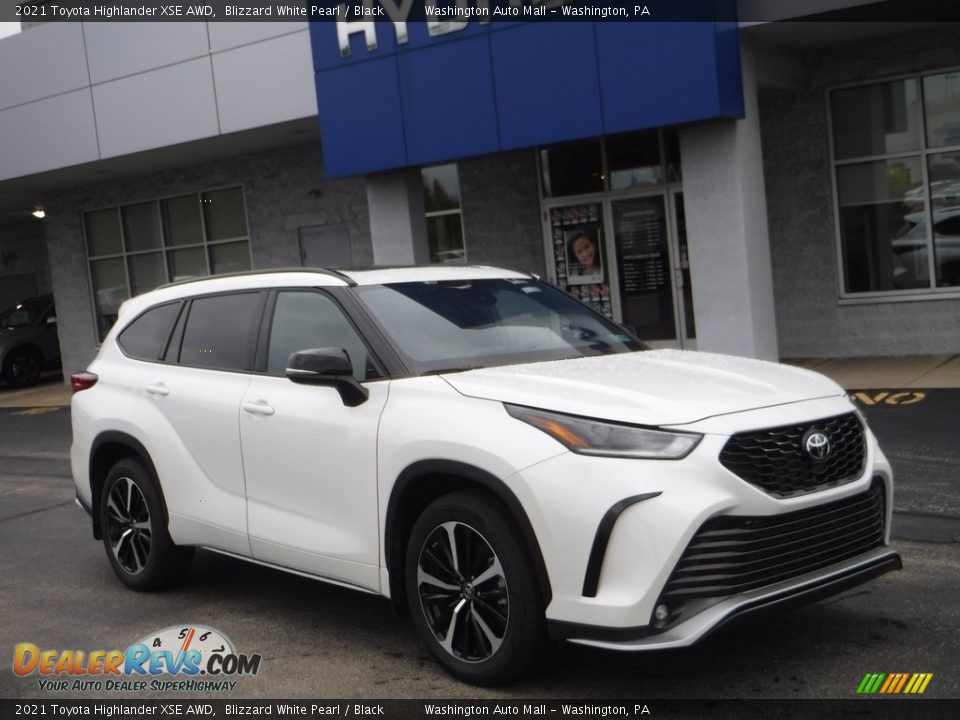 2021 Toyota Highlander XSE AWD Blizzard White Pearl / Black Photo #1