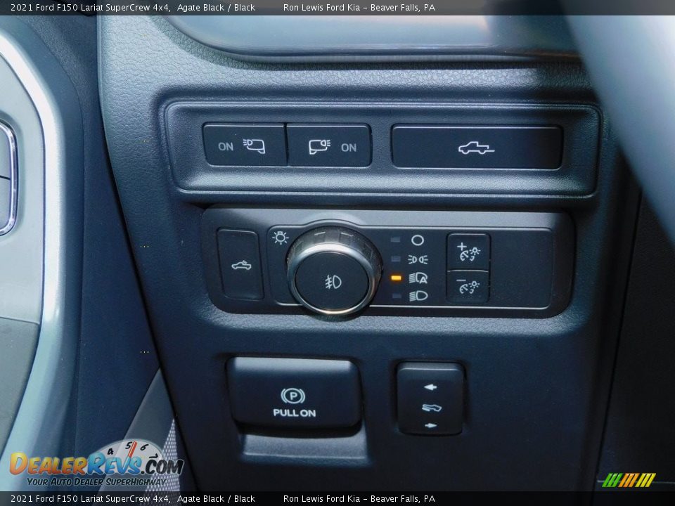 2021 Ford F150 Lariat SuperCrew 4x4 Agate Black / Black Photo #18