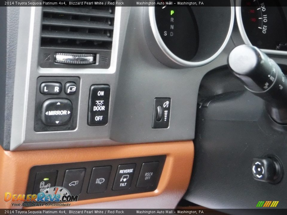 Controls of 2014 Toyota Sequoia Platinum 4x4 Photo #9