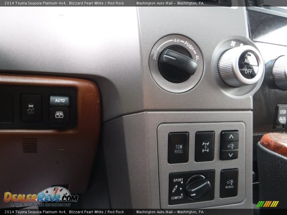 Controls of 2014 Toyota Sequoia Platinum 4x4 Photo #10