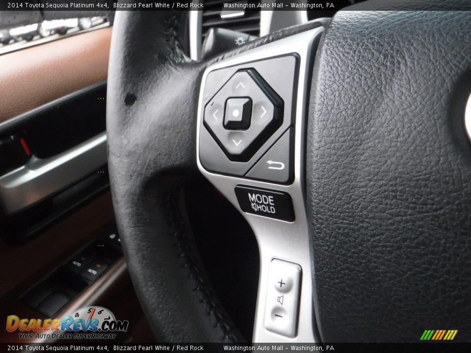 2014 Toyota Sequoia Platinum 4x4 Steering Wheel Photo #11