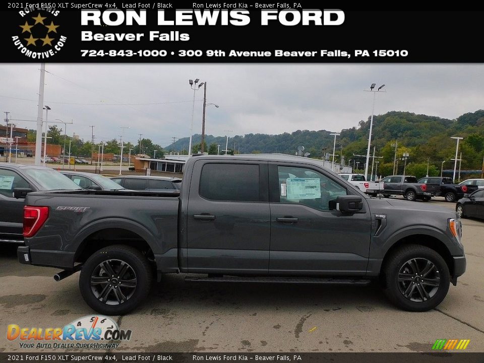 2021 Ford F150 XLT SuperCrew 4x4 Lead Foot / Black Photo #1