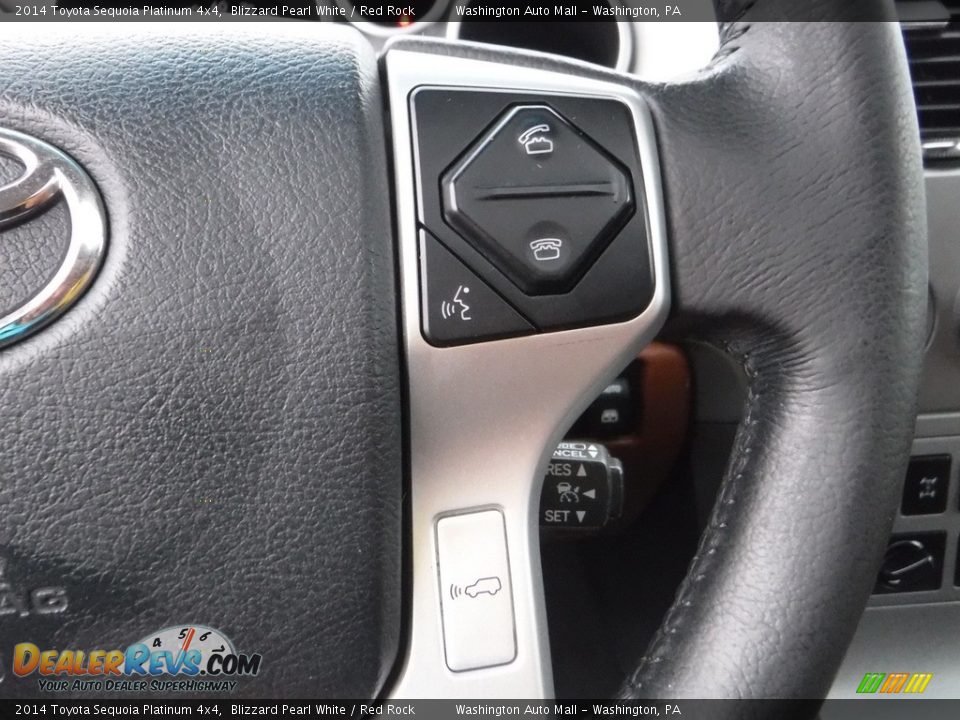 2014 Toyota Sequoia Platinum 4x4 Steering Wheel Photo #12