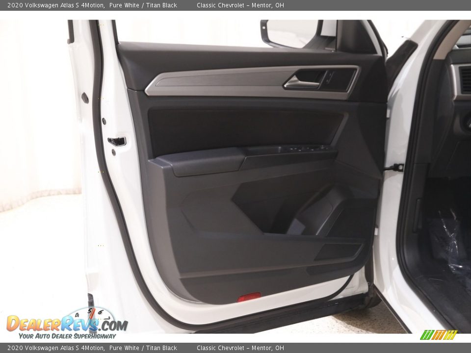 2020 Volkswagen Atlas S 4Motion Pure White / Titan Black Photo #4