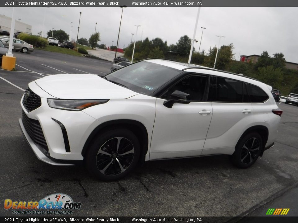 2021 Toyota Highlander XSE AWD Blizzard White Pearl / Black Photo #7