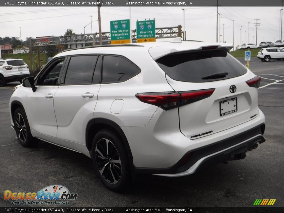 2021 Toyota Highlander XSE AWD Blizzard White Pearl / Black Photo #8