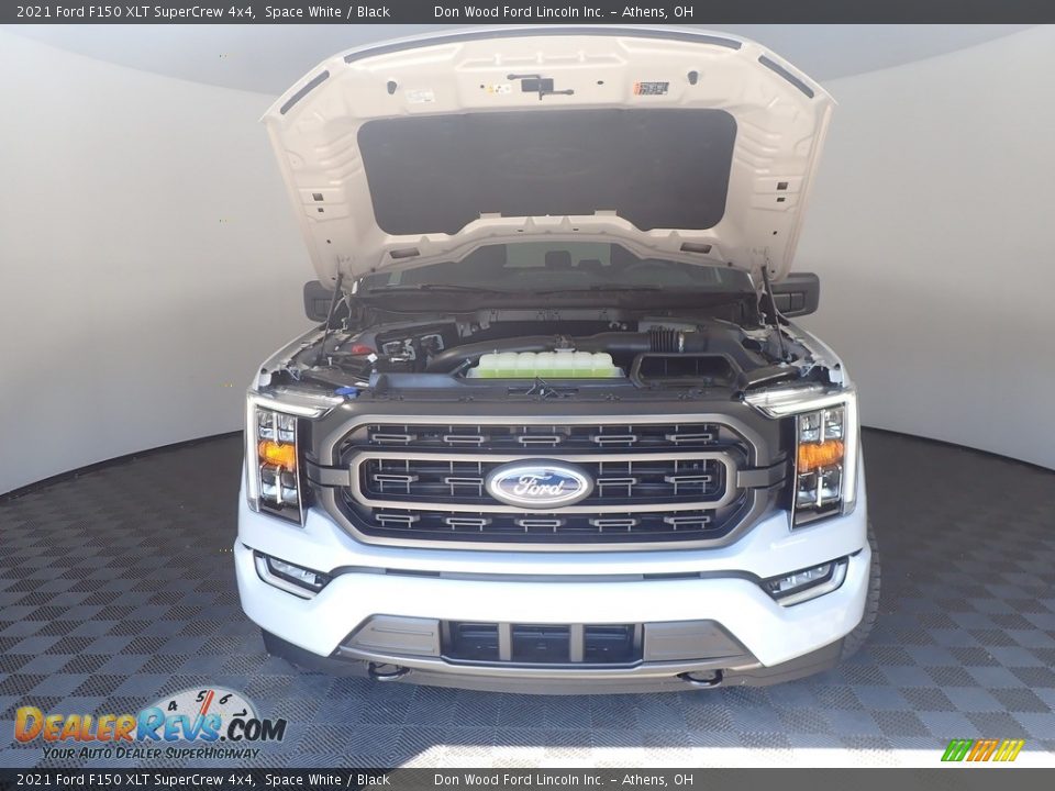 2021 Ford F150 XLT SuperCrew 4x4 Space White / Black Photo #7