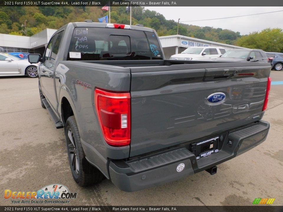 2021 Ford F150 XLT SuperCrew 4x4 Lead Foot / Black Photo #5