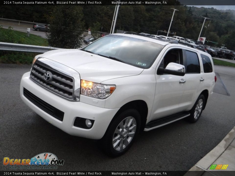 Blizzard Pearl White 2014 Toyota Sequoia Platinum 4x4 Photo #16