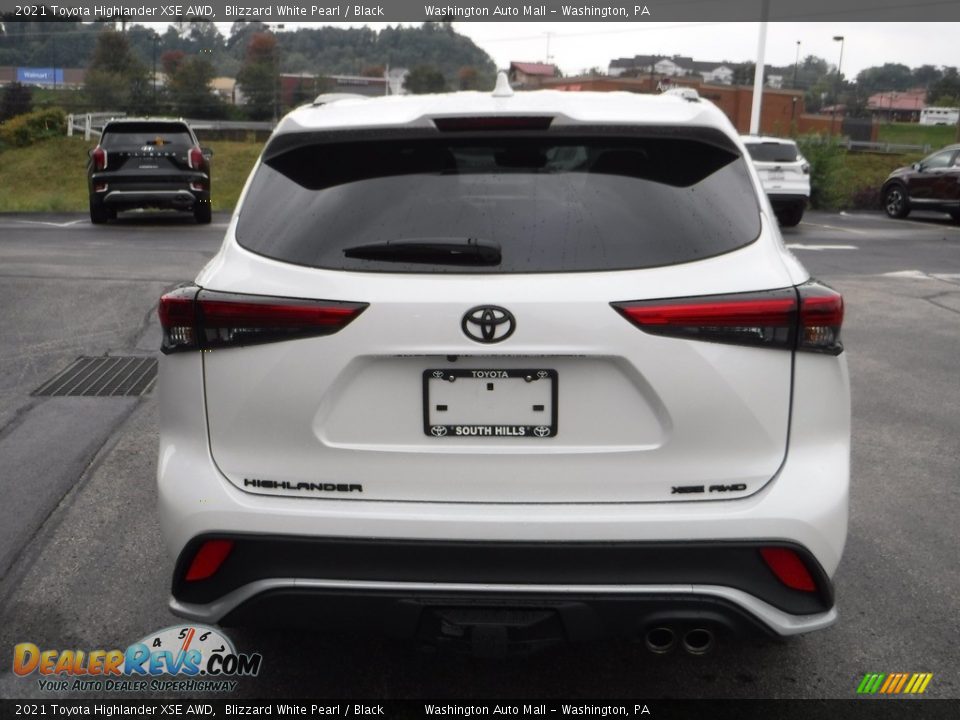 2021 Toyota Highlander XSE AWD Blizzard White Pearl / Black Photo #9