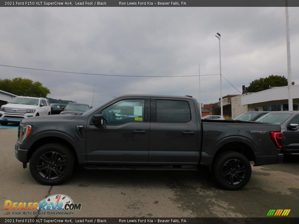 2021 Ford F150 XLT SuperCrew 4x4 Lead Foot / Black Photo #6