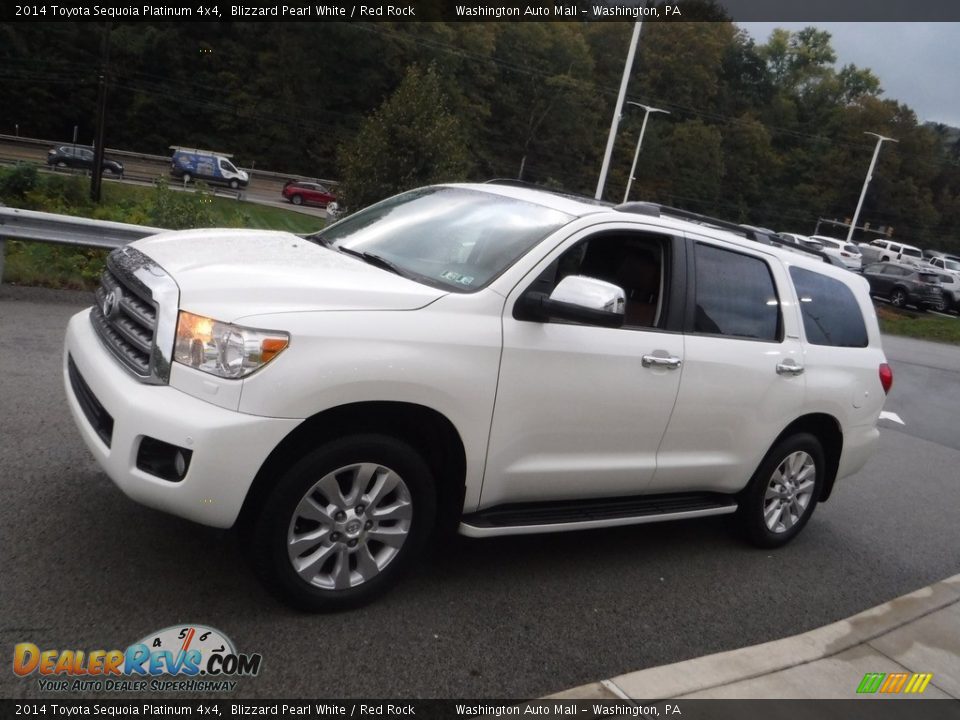 Blizzard Pearl White 2014 Toyota Sequoia Platinum 4x4 Photo #17