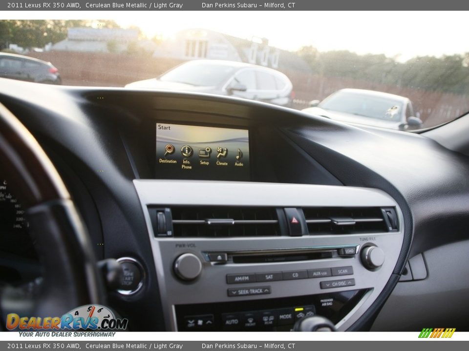 2011 Lexus RX 350 AWD Cerulean Blue Metallic / Light Gray Photo #19