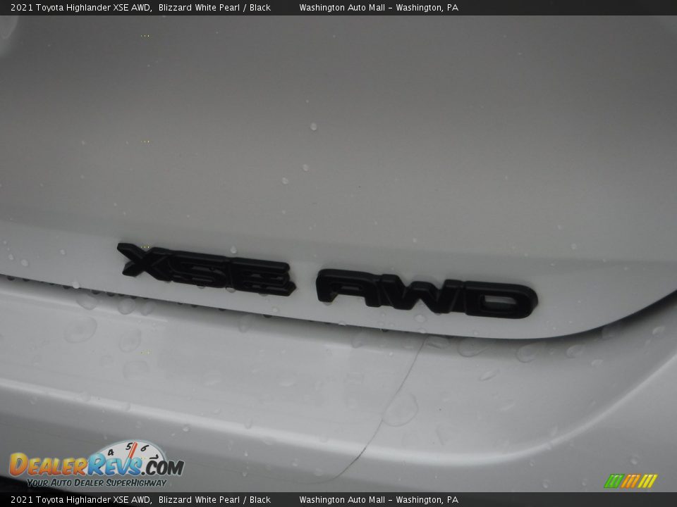 2021 Toyota Highlander XSE AWD Blizzard White Pearl / Black Photo #11