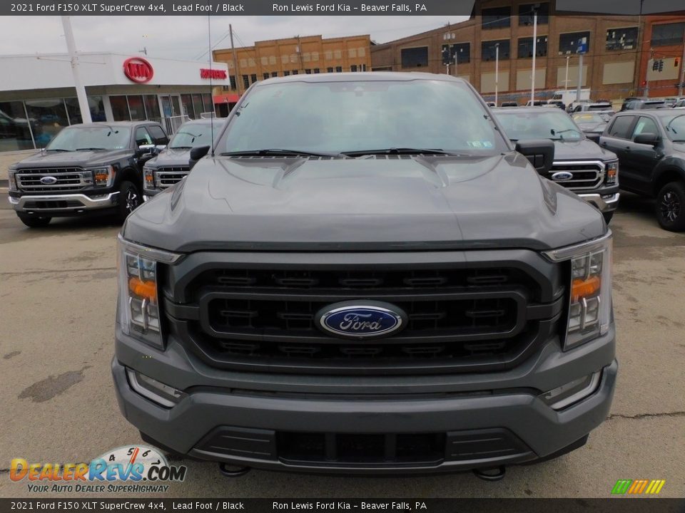 2021 Ford F150 XLT SuperCrew 4x4 Lead Foot / Black Photo #8
