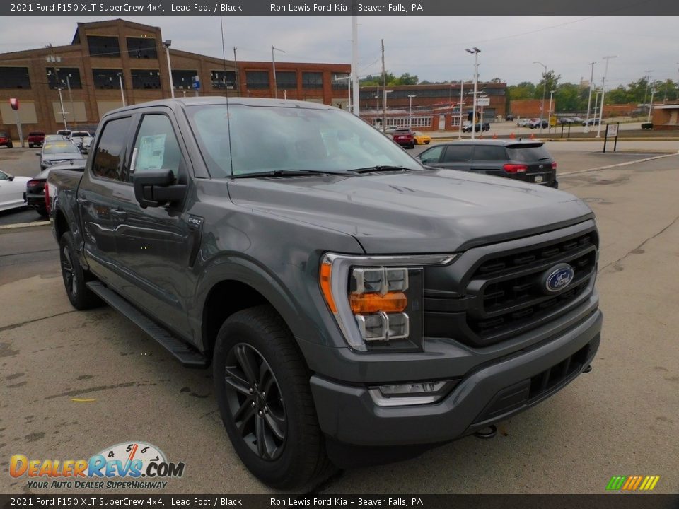 2021 Ford F150 XLT SuperCrew 4x4 Lead Foot / Black Photo #9