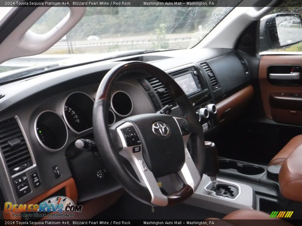 Dashboard of 2014 Toyota Sequoia Platinum 4x4 Photo #23