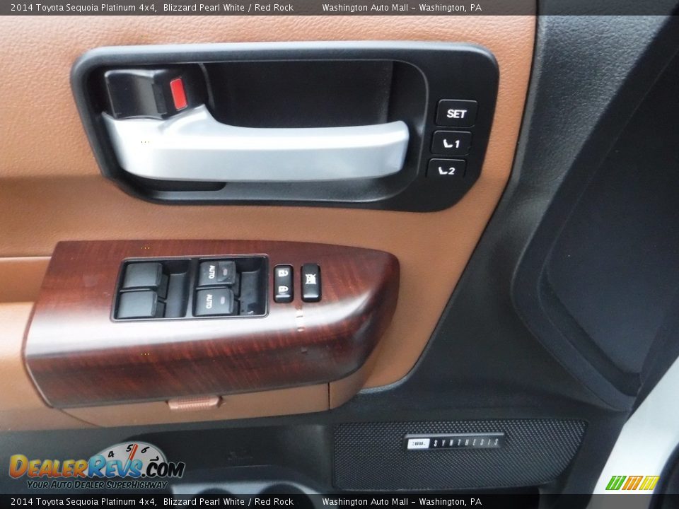 Door Panel of 2014 Toyota Sequoia Platinum 4x4 Photo #24