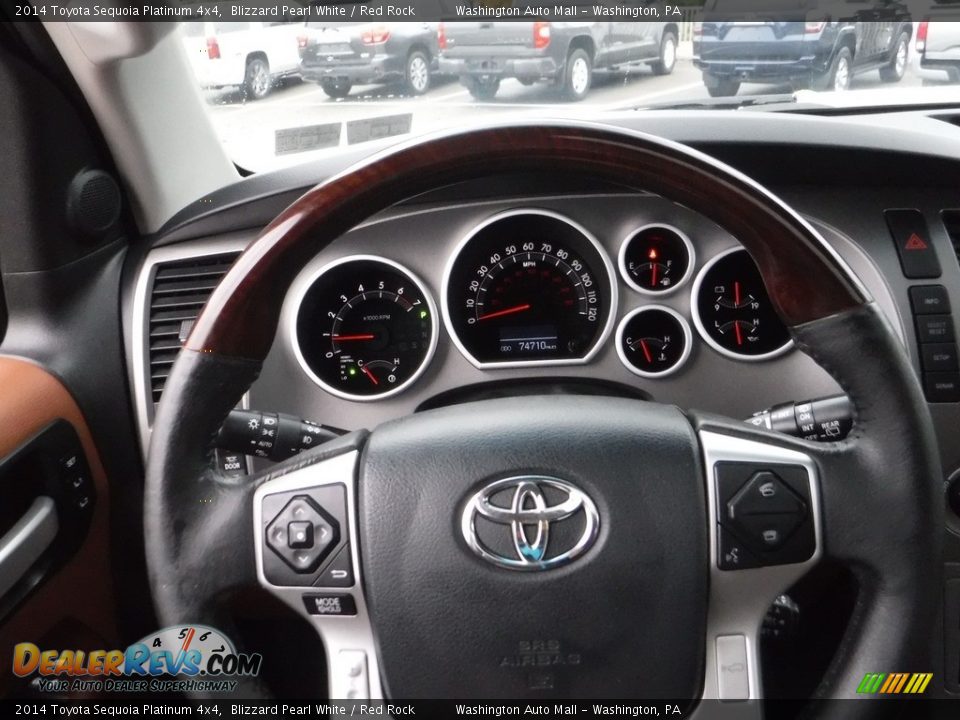 2014 Toyota Sequoia Platinum 4x4 Steering Wheel Photo #31