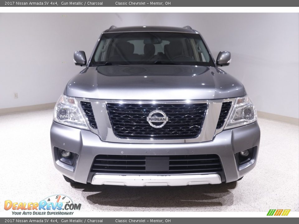 2017 Nissan Armada SV 4x4 Gun Metallic / Charcoal Photo #2