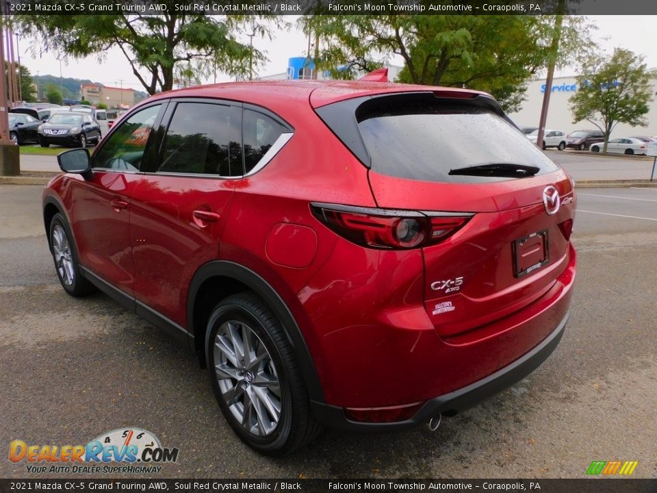 2021 Mazda CX-5 Grand Touring AWD Soul Red Crystal Metallic / Black Photo #5