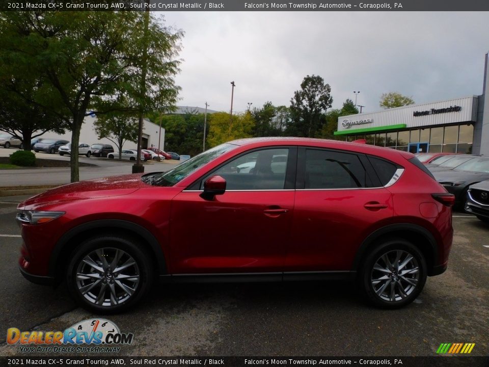 2021 Mazda CX-5 Grand Touring AWD Soul Red Crystal Metallic / Black Photo #6