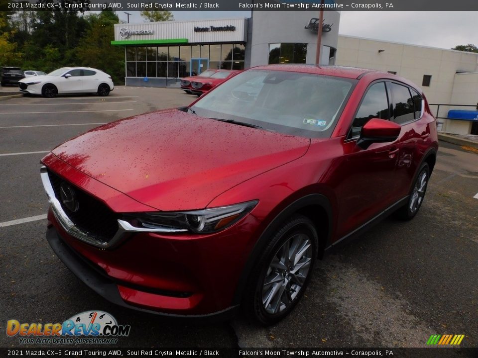 2021 Mazda CX-5 Grand Touring AWD Soul Red Crystal Metallic / Black Photo #7