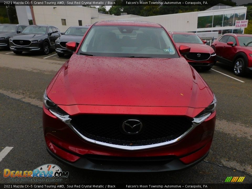 2021 Mazda CX-5 Grand Touring AWD Soul Red Crystal Metallic / Black Photo #8
