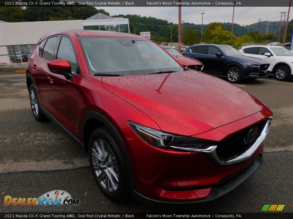 2021 Mazda CX-5 Grand Touring AWD Soul Red Crystal Metallic / Black Photo #9