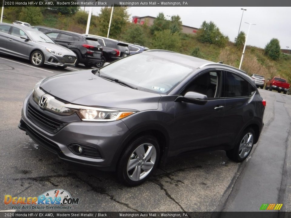 2020 Honda HR-V EX AWD Modern Steel Metallic / Black Photo #6