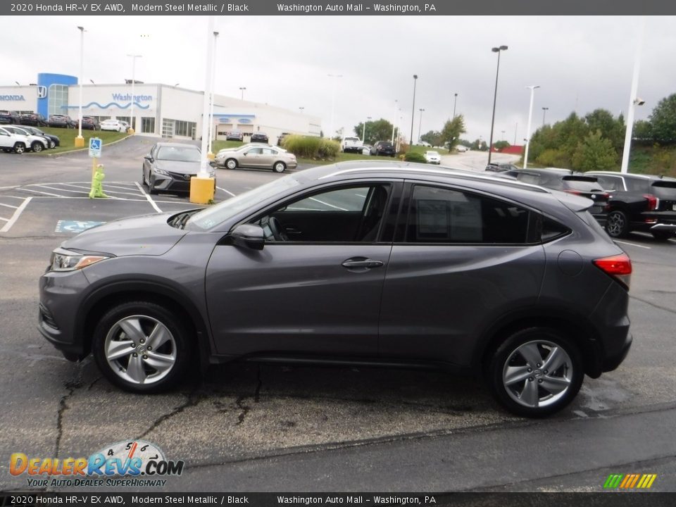 2020 Honda HR-V EX AWD Modern Steel Metallic / Black Photo #7
