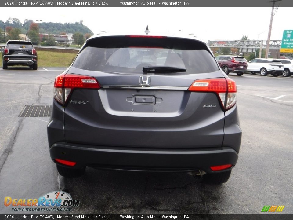 2020 Honda HR-V EX AWD Modern Steel Metallic / Black Photo #9