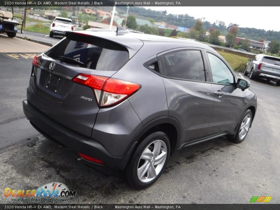 2020 Honda HR-V EX AWD Modern Steel Metallic / Black Photo #10