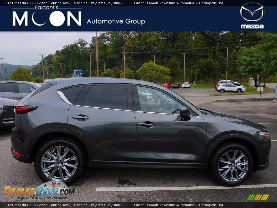 2021 Mazda CX-5 Grand Touring AWD Machine Gray Metallic / Black Photo #1