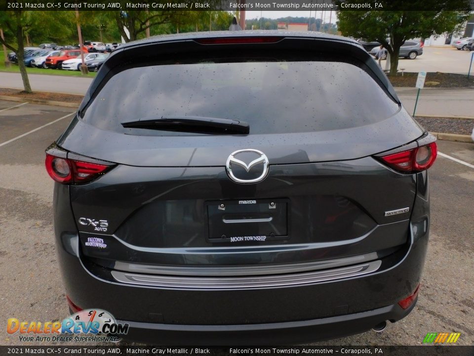 2021 Mazda CX-5 Grand Touring AWD Machine Gray Metallic / Black Photo #3