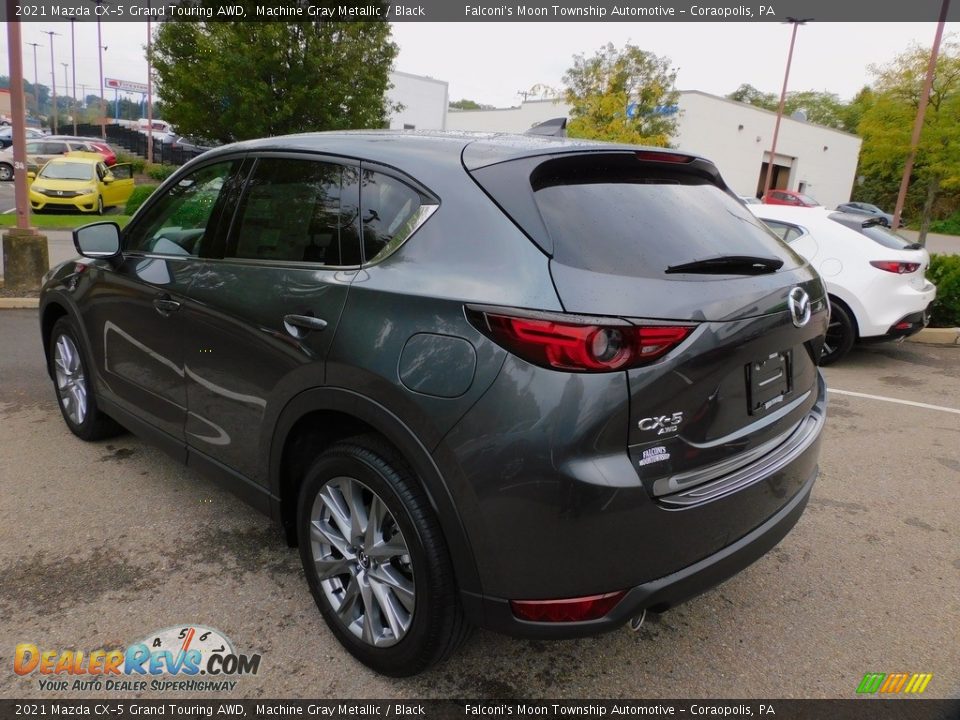 2021 Mazda CX-5 Grand Touring AWD Machine Gray Metallic / Black Photo #5