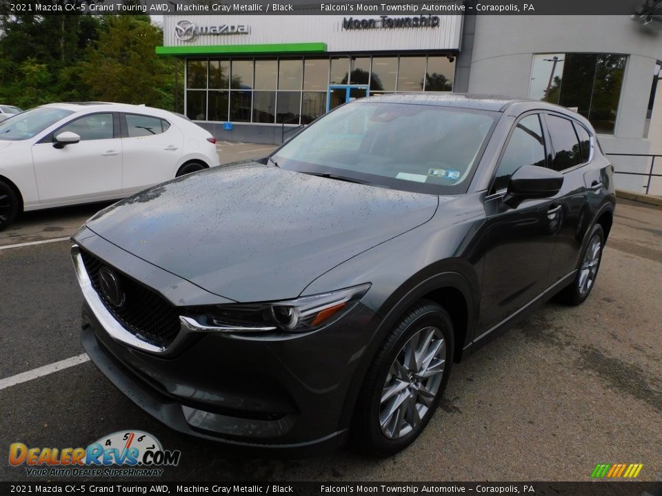 2021 Mazda CX-5 Grand Touring AWD Machine Gray Metallic / Black Photo #7