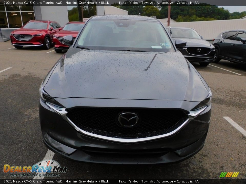 2021 Mazda CX-5 Grand Touring AWD Machine Gray Metallic / Black Photo #8