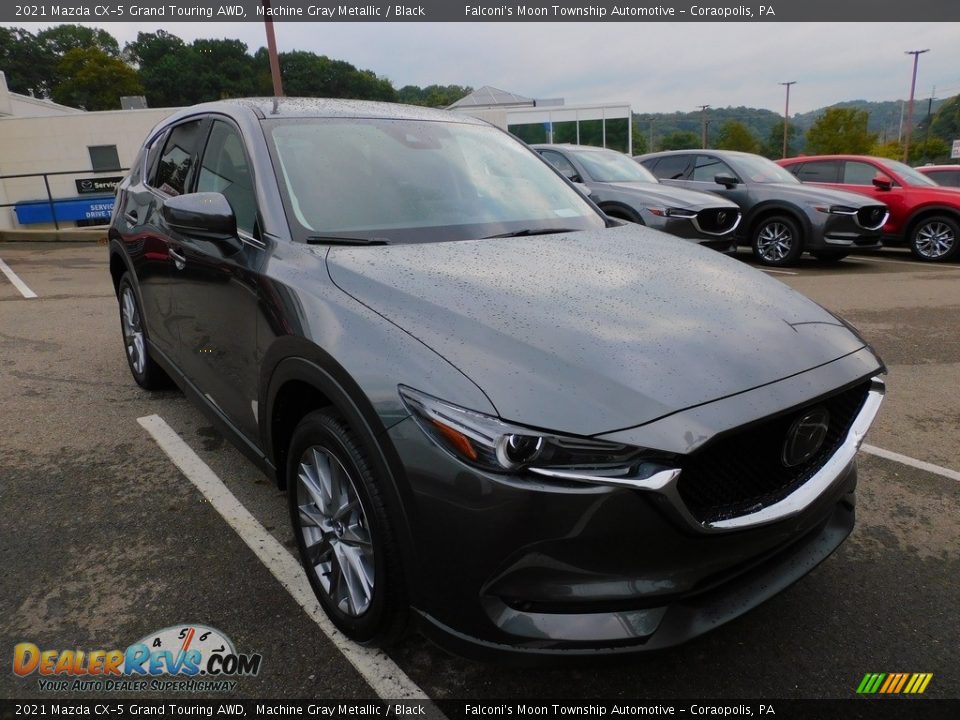 2021 Mazda CX-5 Grand Touring AWD Machine Gray Metallic / Black Photo #9