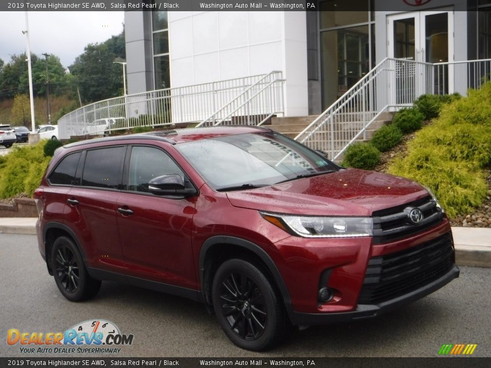 2019 Toyota Highlander SE AWD Salsa Red Pearl / Black Photo #1