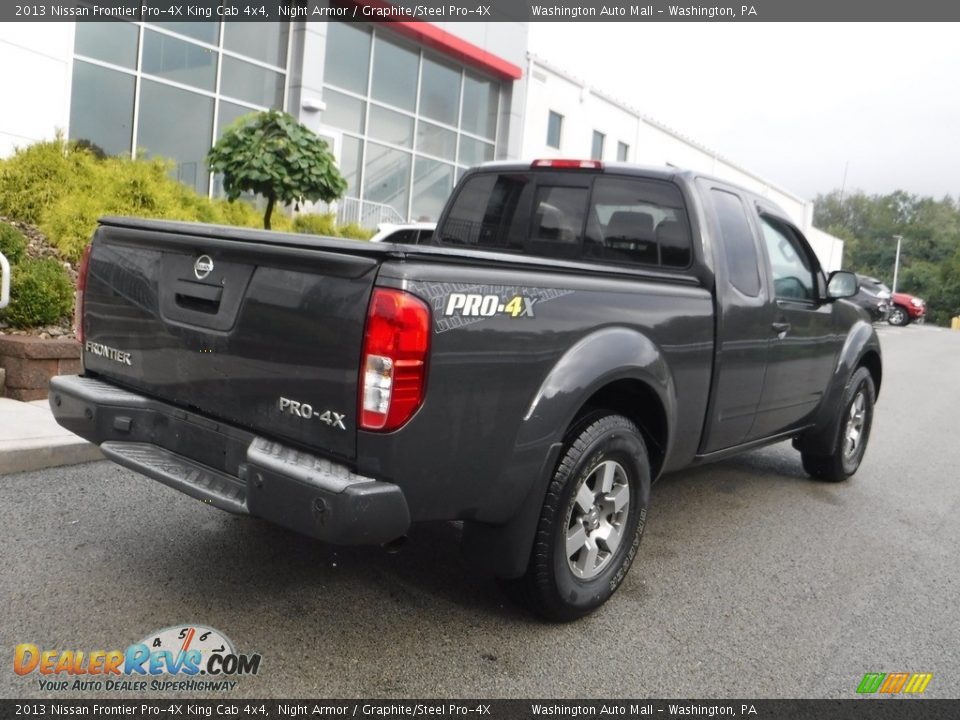 2013 Nissan Frontier Pro-4X King Cab 4x4 Night Armor / Graphite/Steel Pro-4X Photo #17